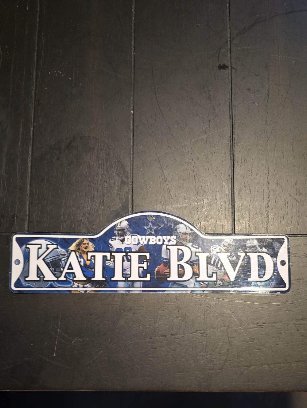 Dallas Cowboys "Katie" Blvd Wall Sign